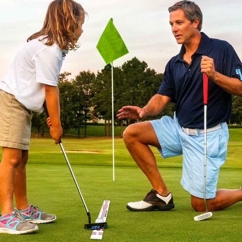 Putters de entrenamiento de Golf, tapetes de práctica de Golf, equipo de entrenamiento de Swing, ayuda a mejorar tus habilidades para practicar