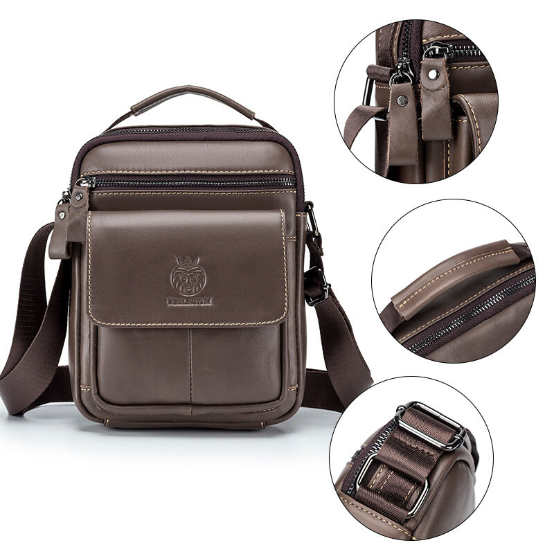 男性用の小さな革製ハンドバッグ,ショルダーストラップ付きの高級デザイナーバッグ,高品質,ファッショナブル,新しいコレクション100%