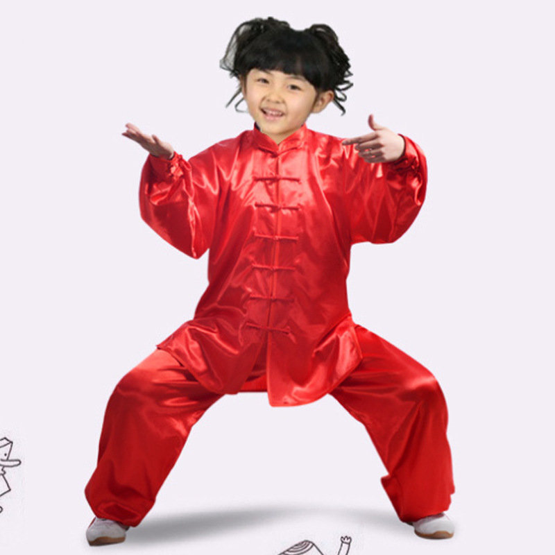 Fonoun conjunto de ropa de Tai Chi para niños, transpirable, cómodo, FN0800
