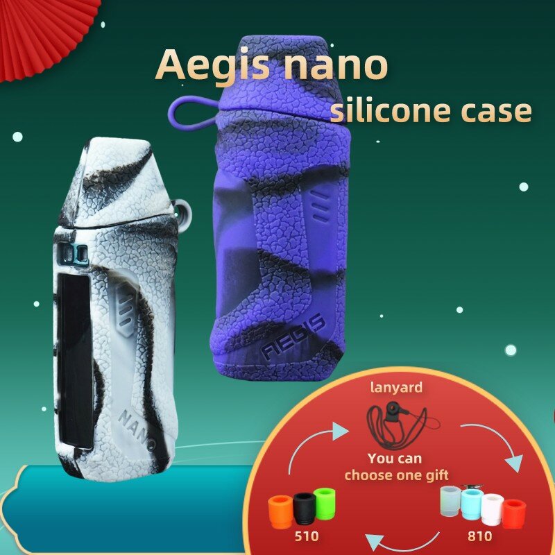 Étui en silicone pour Aegis Nano, manchon de protection en caoutchouc souple, enveloppe de protection, coque de peau, nouveau, 1 pièce