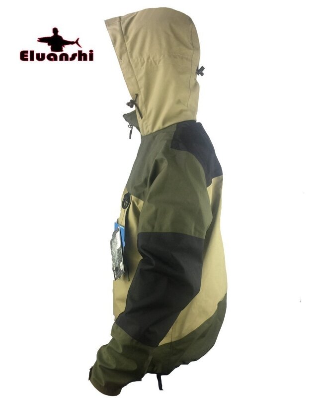 ELUANSHI impermeabile traspirante pesca a mosca vestiti Wader giacca Wading abbigliamento abbigliamento