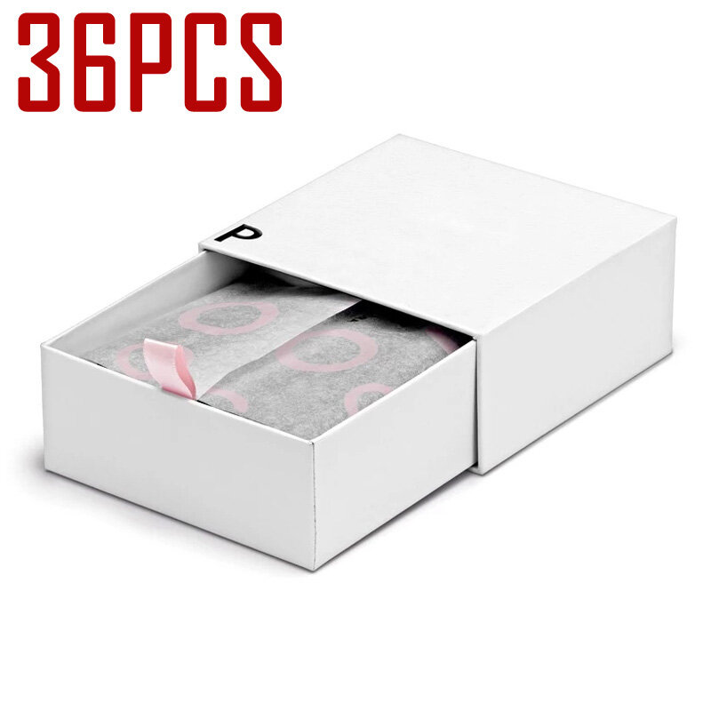 36pcs Packaging Bracelets-case Bracelet Display Ring Earrings Necklace Gift Velvet Box Compatible With DIY Jewelry