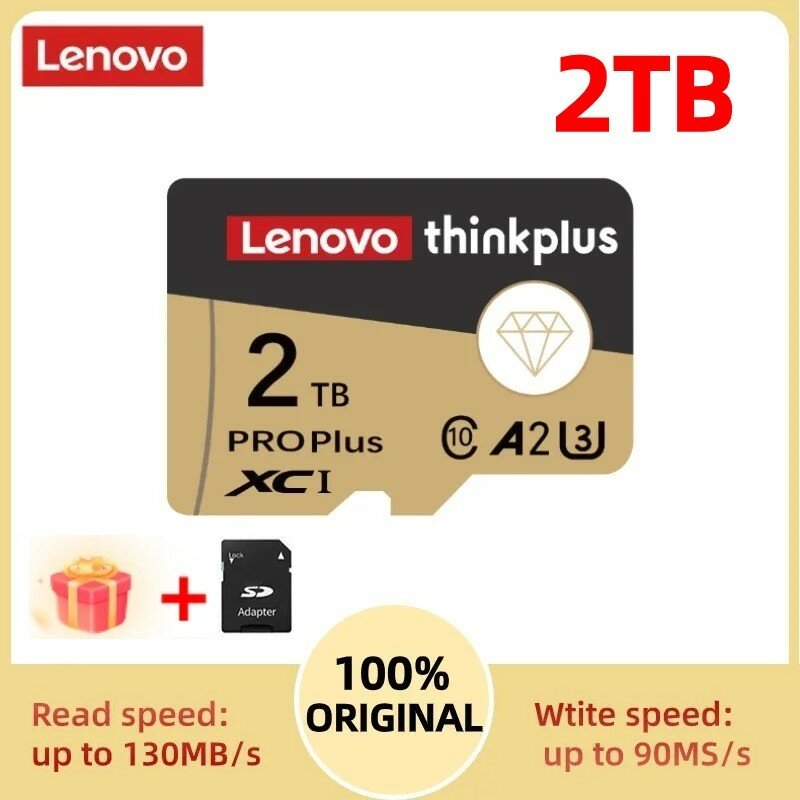 Lenovo V60 Micro TF/SD Card 2TB A2 Professional Camera Memory Card 512G U3 SD/TF Flash Memory Card 1TB TF Card For Ps4 Ps5 Game