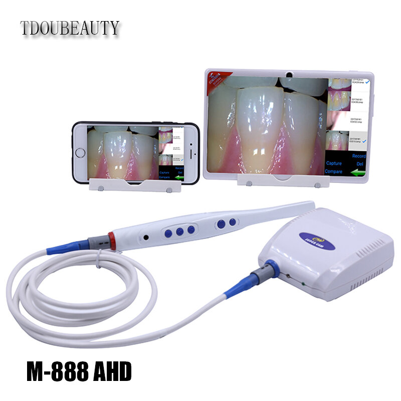 M-888 + CF-687 عالية الجودة سوبر كام الساخن واي فاي داخل الفم لوازم الكاميرا الطبية عن طريق الفم الماسح الضوئي