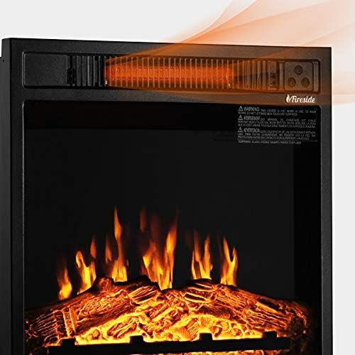 リモコンリアルな炎暖炉、3つの調整可能な明るさ、fs23