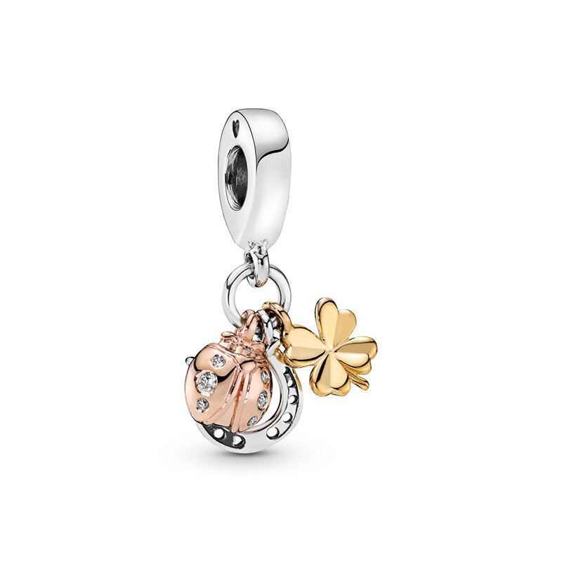 Shoous Firefly-Perles de charme en argent regardé 925, convient au bracelet Pandora original, collier de bijoux en argent, cadeau de bricolage exécutif