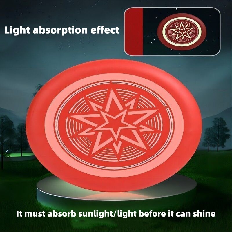 Children's glow-in-the-dark safe Soft Frisbee hand toss can swing foam light flying saucer outdoor sports Outdoor toys for boys