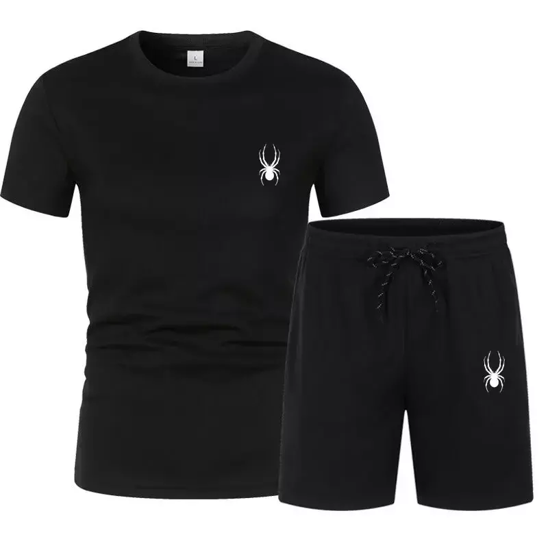 Новинка 2024, модная мужская летняя сетчатая спортивная одежда с коротким рукавом, удобная дышащая тренировочная футболка для бега и фитнеса, спортивная одежда