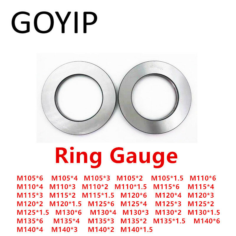 M105  M110  M115  M120  M125  M130  M135  M140  6G Metric Thread Ring Gauge Go And No-Go Gage Support Customized