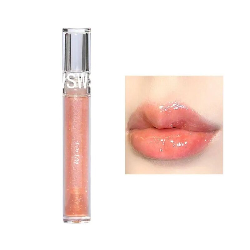 Lip Balm Hydrating Beauty Lip Gloss Clear Lip Gloss Nourishing Pretty Makeup Repair Moisturizing Protection Sun J4D4