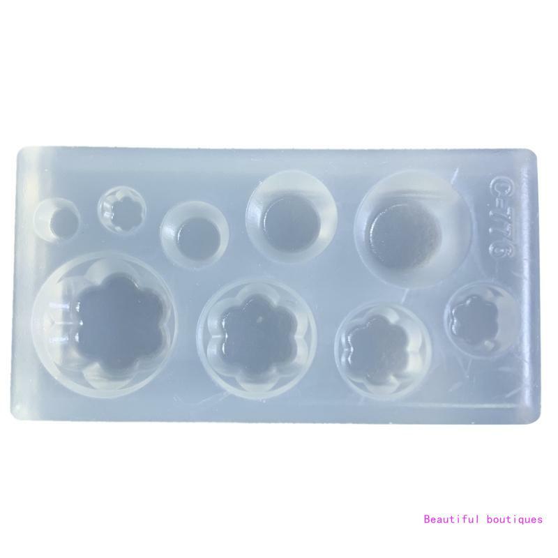 Crystal Epoxy Resin Mold Pudding Shape Earrings Pendants Casting Mold Silicone Mould DIY Crafts Jewelry Making Tools DropShip