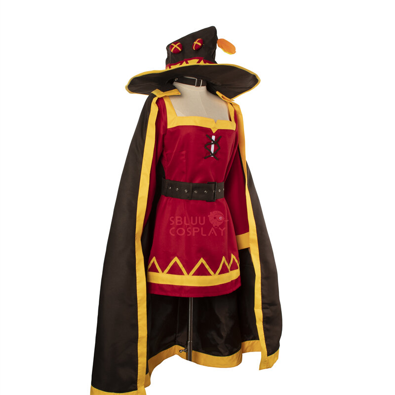 SBluuCosplay Megumin Cosplay Costume, btMade, Halloween Party Outfit