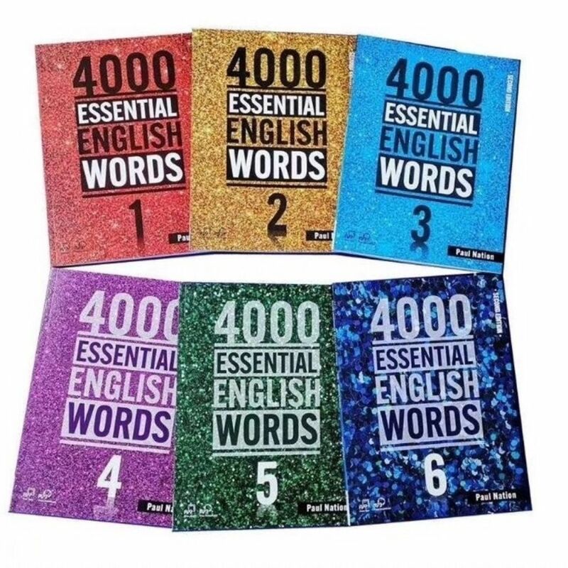 Livro de vocabulário inglês para crianças, livros didáticos, nível 1-6, IELTS, SAT, palavras principais, 4000, novo, 2022
