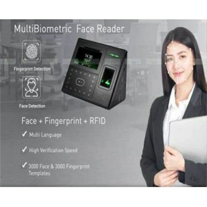 UFaceHighly Face-Terminal de contrôle d'accès, temps et présence multi-biométriques