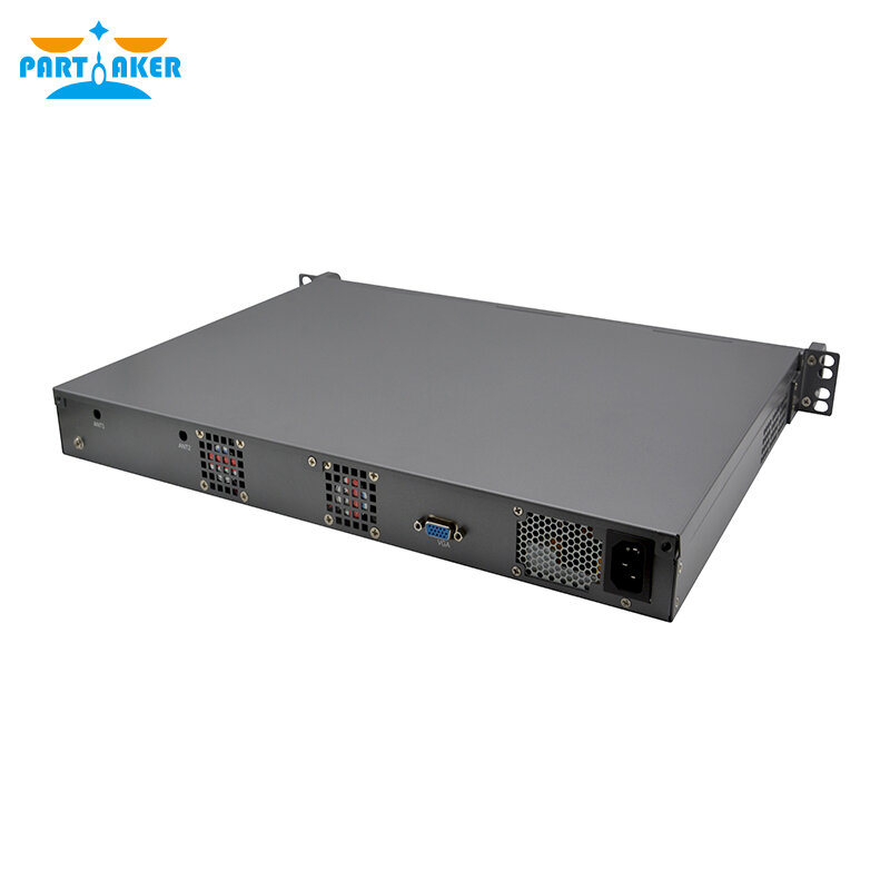 1U Firewall Rackmount LGA1151 Intel Core i3 6100 i5 6500 i7 6700 6x I226 LAN 2 SFP 4 SFP 2 USB Firewall Appliance pfSense ROS