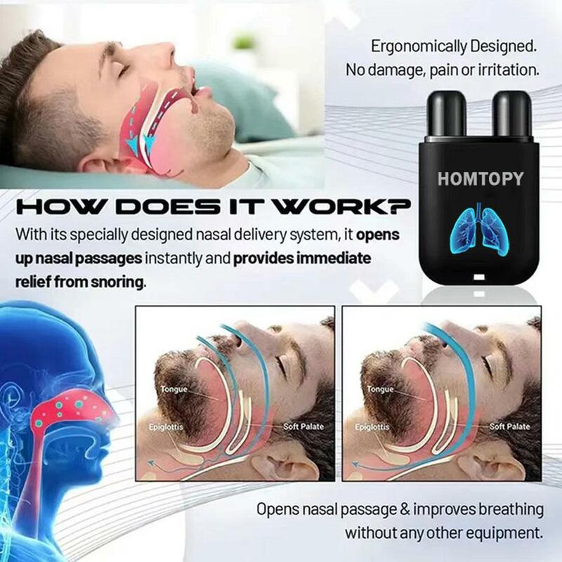 Udara hati Inhaler hidung lubang ganda Diffuser, kotak hidung untuk pembersih hidung perbaikan Herbal cepat alami tahan lama X0H2