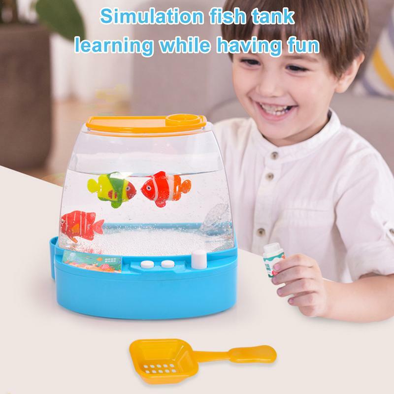 Magnetic Fishing Game for Kids, Electric Fish Tank, Interactive Feeding Experience, Aquário, Crianças