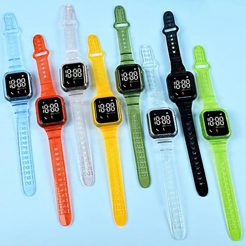 Orologio digitale a LED per bambini orologi impermeabili orologio da polso sportivo a grande schermo per ragazzi e ragazze orologio elettronico di moda Smartwatch