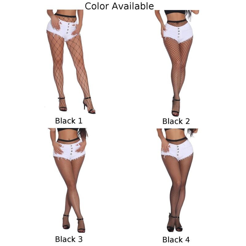 Sexy Women Fishnet Pantyhose Hollow Out High Stockings Hosiery Black Slimming Lingerie Breathable Elastic Tights Lady Underwear