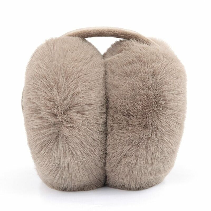 Winter Warm Soft Plush Earmuffs Portable Cold Protection Women Men Faux Fur Ear-Muffs Foldable Earflaps Gifts