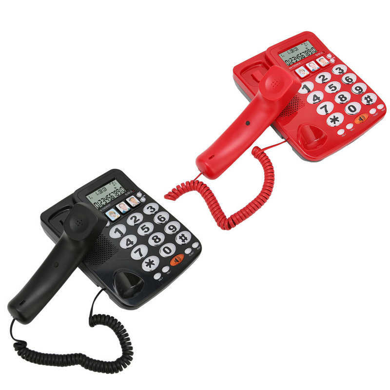 Biurko stacjonarny Caller ID telefon przewodowy do biura dla domu