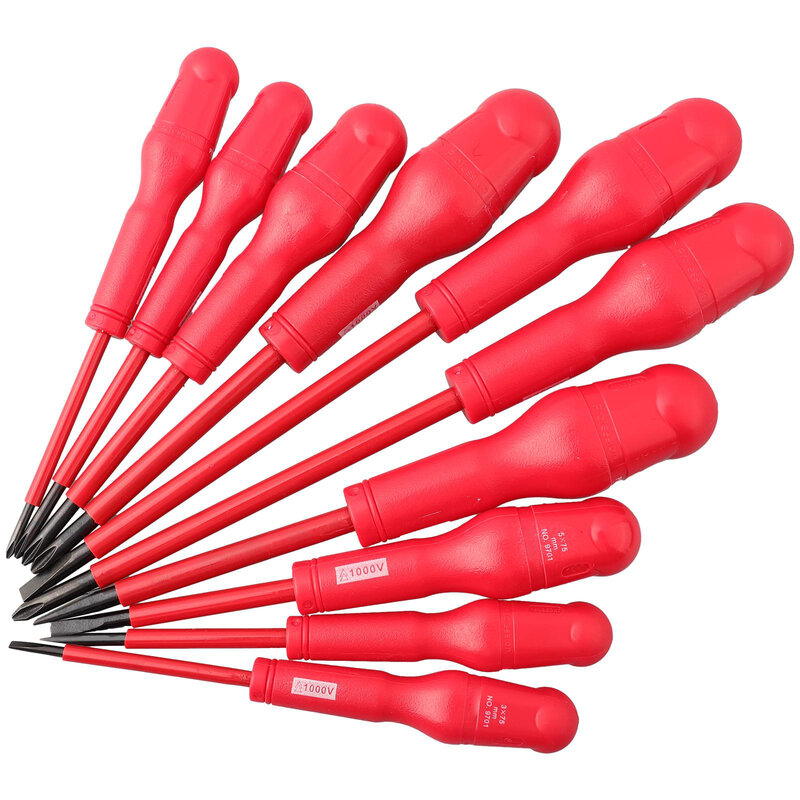 Electrician Insulated Screwdriver Insulated Screwdriver Magnetic Bit High Voltage Resistant 1000V Electrician Tool