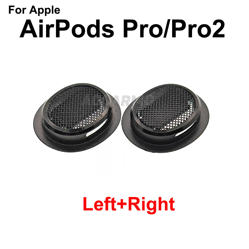 Aocarmo หูฟังสำหรับ Apple airpods Pro Pro2กรองฝุ่นตาข่ายโลหะกันฝุ่นพร้อมอะไหล่เปลี่ยนวงแหวนกรอบ