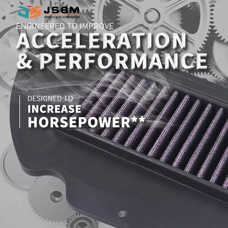 JSBM motocyklowy zmywalny filtr filtr wlotowy powietrza do Honda SH300 SH  300i 2007-2016 FORZA300 NSS300 2013 2014 2015 2016