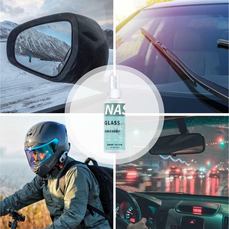 Car Anti Fog Spray Long Lasting Auto Glass Coating Agent Car Driving Visibility Defogging Agent Vehicles Windshield Cleaner