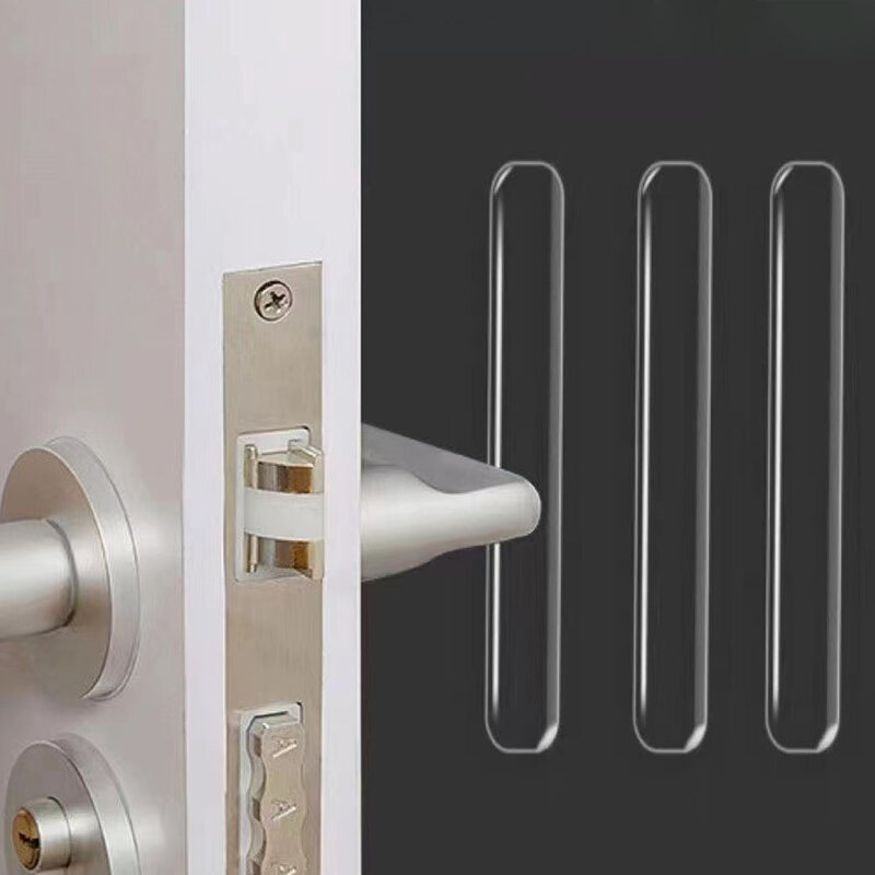 Cuscino per porta dell'armadio Buffer adesivi per porte anticollisione proteggi le pareti riduci il rumore Pad adesivo in gomma Silicone