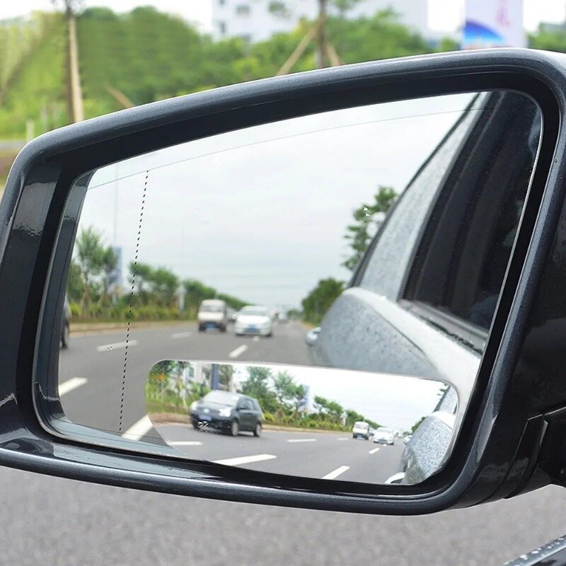 Espejos retrovisores auxiliares para coche, espejo gran angular de punto ciego, ajustable a 360 grados, para estacionamiento, marcha atrás, 2 piezas