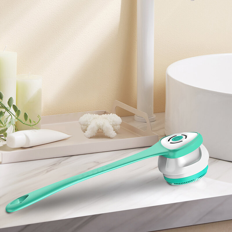 Totalmente automático escova de banho elétrica, massagem corporal escova de lama, Long-Handled banhista volta Rub, Household