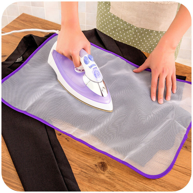 Ironing Pad High Temperature Resistant Heat Insulation Ironing Cloth Clothes Protection Pad Random Color Home Mesh Ironing Board
