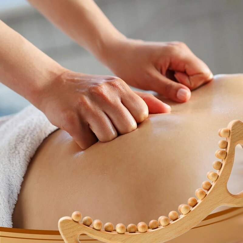 Wood Therapy Massage Tools, Massageador de celulite, Body Slim Brush para drenagem linfática, Anti celulite, liberação miofascial