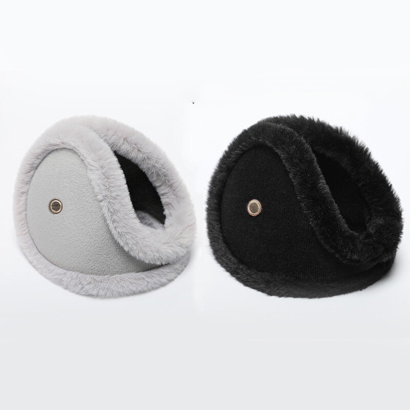 Unisex Earmuffs Winter Soft Warm Ear Cover Protector Thicken Plush Ear Muffs with Earpiece Ear Warmer Apparel Accessories