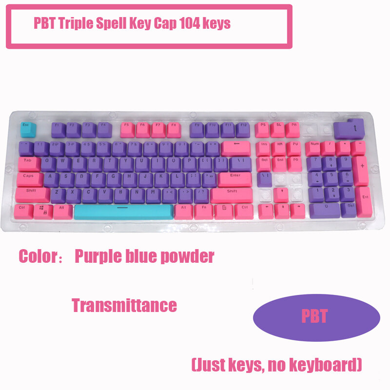 104 Keys Pbt Keycaps Ome Hoogte Keycap Set Kleur Vervanging Effen Kleur Toetsenbord Schakelaar Keycaps Key Caps Mechanische Toetsenbord