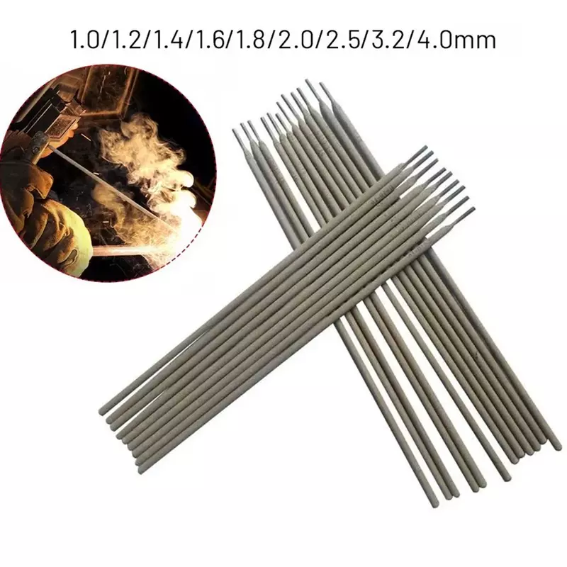 Électrode de soudage électrique en acier inoxydable 304, fils à souder, outil de soudure, électrode ultra fine, 1.0mm-4.0mm, A102, 20 pièces, le plus récent