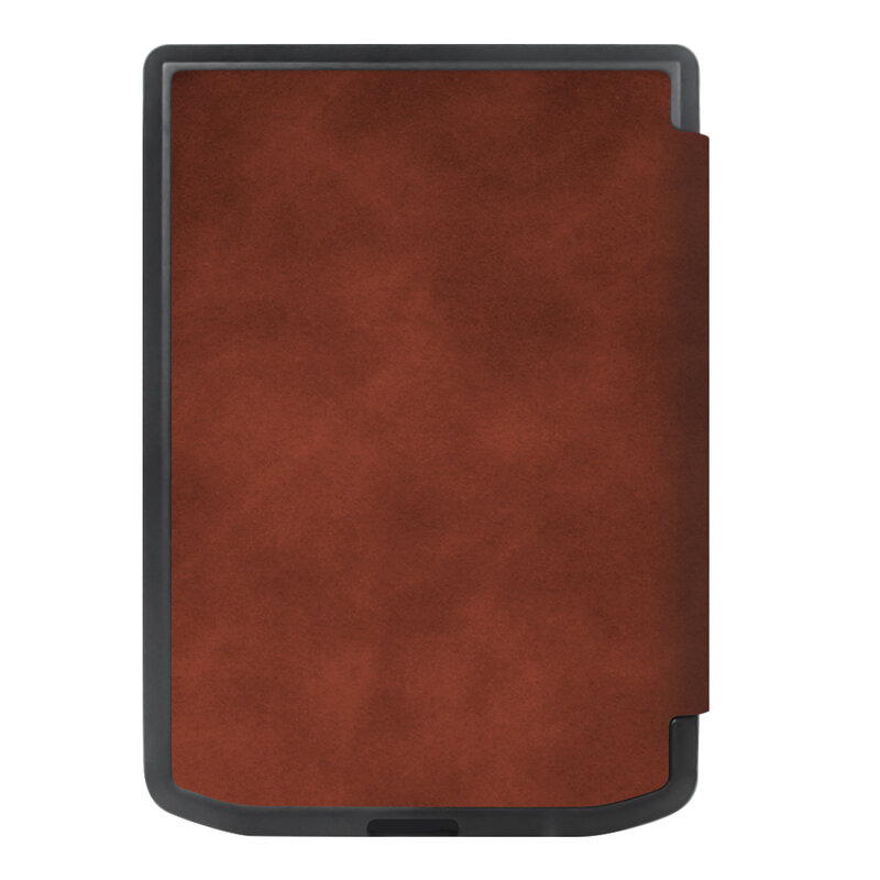 Casing kulit PU untuk Pocket Book 629 / 634 (2023), Cover belakang TPU lembut untuk Pocket Book Verse Pro tidur otomatis Funda Capa