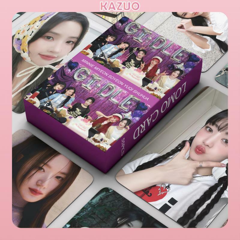 Kazuo 55 pcs (g)-idle Ich fühle Album Lomo Karte Kpop Foto karten Postkarten Serie