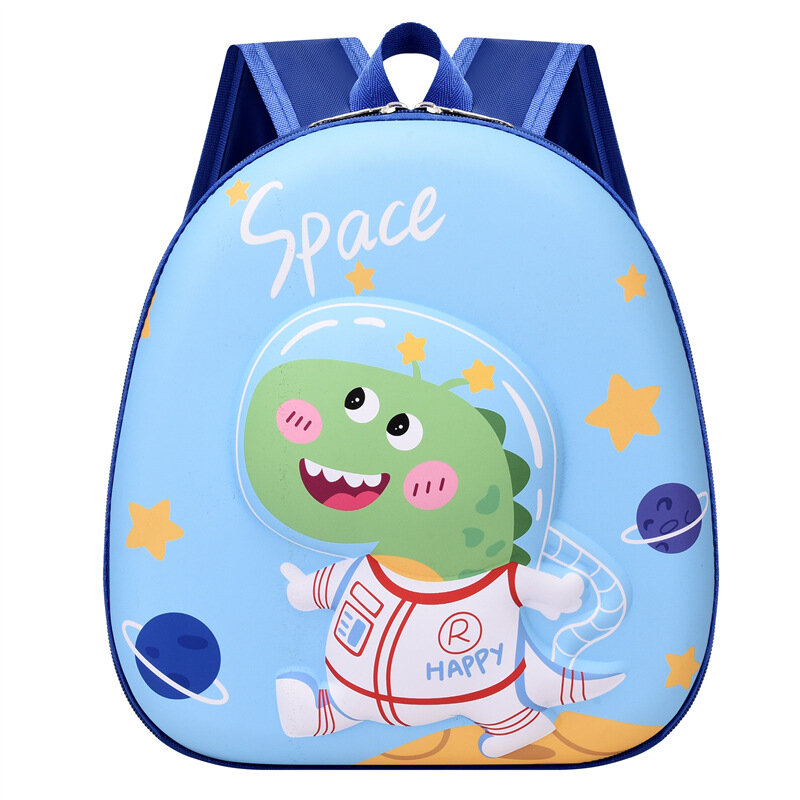 2023 New Little Dinosaur Children's School Bag Fashion Cartoon Cute Kindergarten Baby Boys and Girls Primary School Backpack