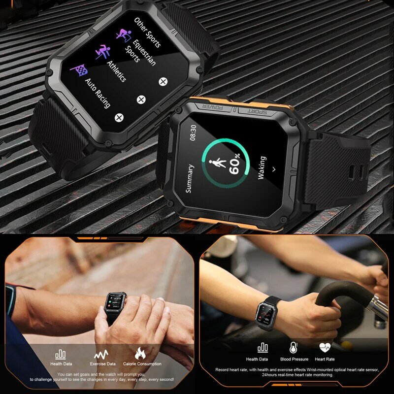 Canmixs smart watch ip68 wasserdichte frauen smartwatch für männer rechner bluetooth call sport uhren android ios fitness tracker