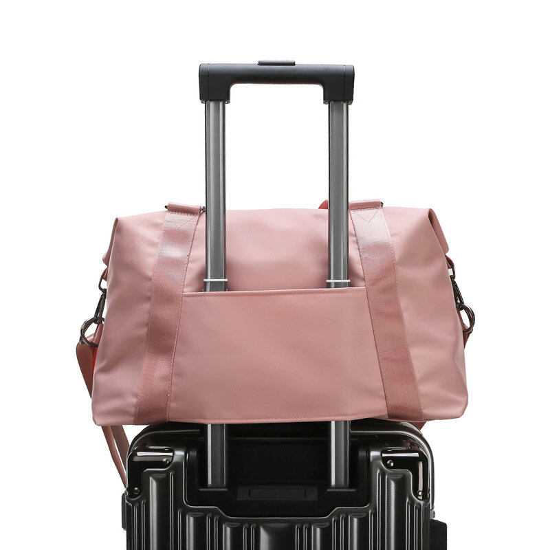 Большая женская дорожная сумка, многофункциональная спортивная сумка-тоут, нейлоновая водонепроницаемая сумка на плечо, Женская сухая и влажная спортивная сумка с карманами