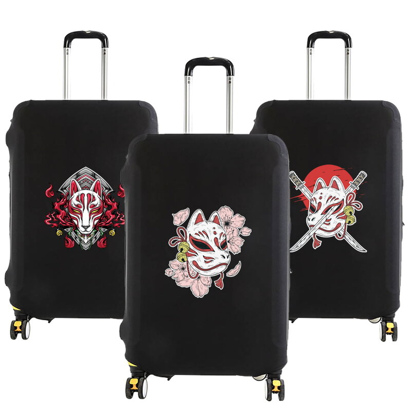 2022 Luggage Case Suitcase Protective Cover Mask Pattern Travel Accessories Elastic Luggage Dust Cover Apply To 18-32 Suitcase
