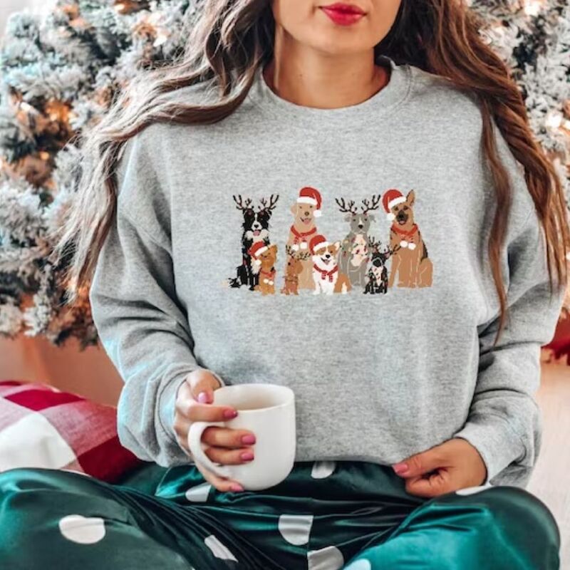 Sweatshirt sweter bertudung untuk wanita, pakaian tudung Harajuku Semua cocok, sweter Jalan kasual liburan Natal