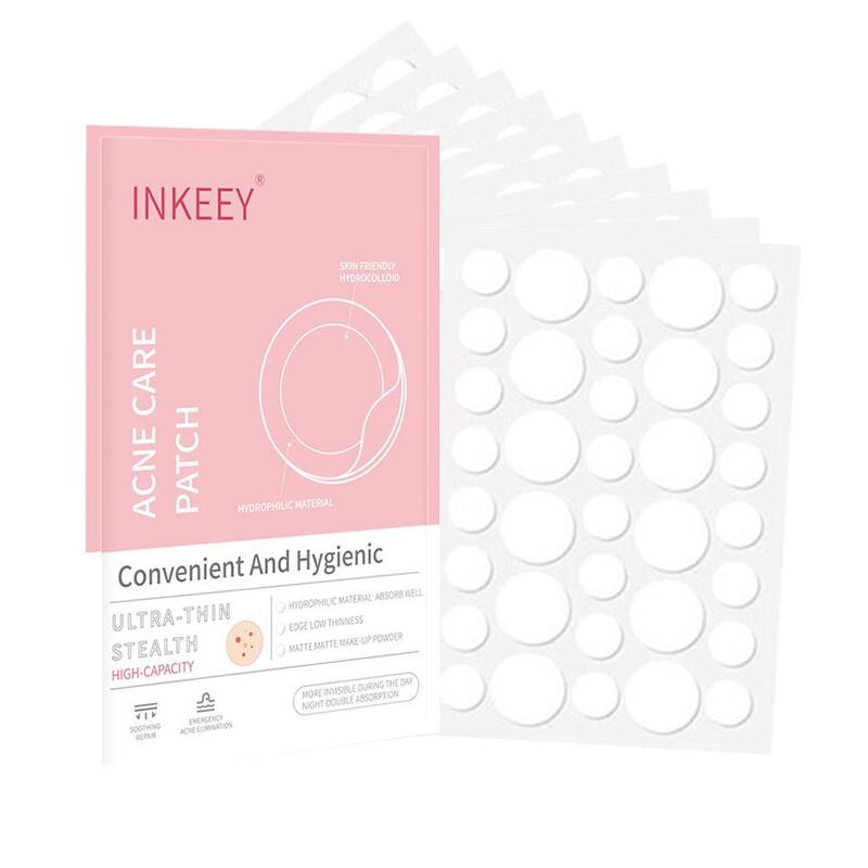 Acne Pimple Patch Sticker, Absorva Pimple Cover, Impermeável, Tratamento Invisível, Cuidados Com A Pele, Ponto De Cura, 0.1mm, 72-360Pcs, Bl C3G7