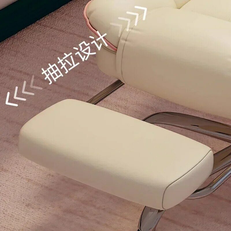 Rozkładany fotel biurowy do gier z ruchomą ergonomiczne krzesło biurowe i salonem Silla Escritorio dom umeblowanie