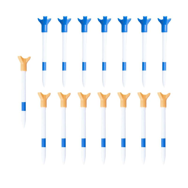 15x Golf Tees Equipment Golf Fly Ball Tees for Beginners Players Golfer Gift