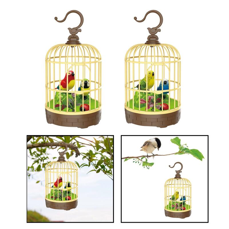 Papagei Käfig Aktiviert Bewegungen Decor Singen Chirp Sittich Schaukel Spielzeug Singen Vogel für Home Desktop baby Kinder