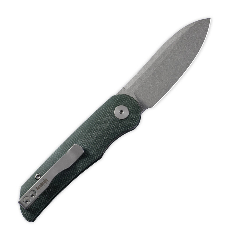 Petrified Fish PFE16 Folding Knife Jackknife N690 Micarta Handle Spike Knife Multifunctional Tools Hunting Camping EDC Hand Tool