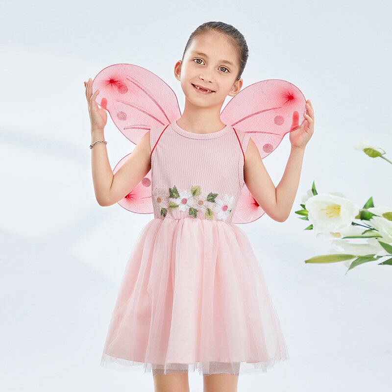 Kids Girl Butterfly Wing Fairy Wing Costumes Lightweight Wing Props Accessories for Party Halloween Christmas